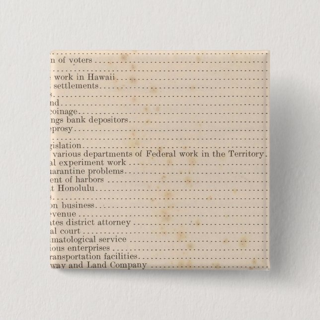 Chapa Cuadrada Hawái 5 (Anverso)