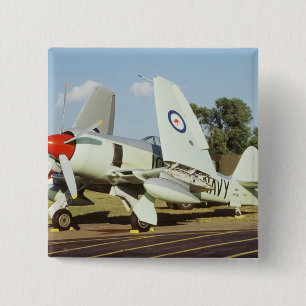 Chapa Cuadrada Hawker Sea Fury en CAF, ala de Minnesota, en el
