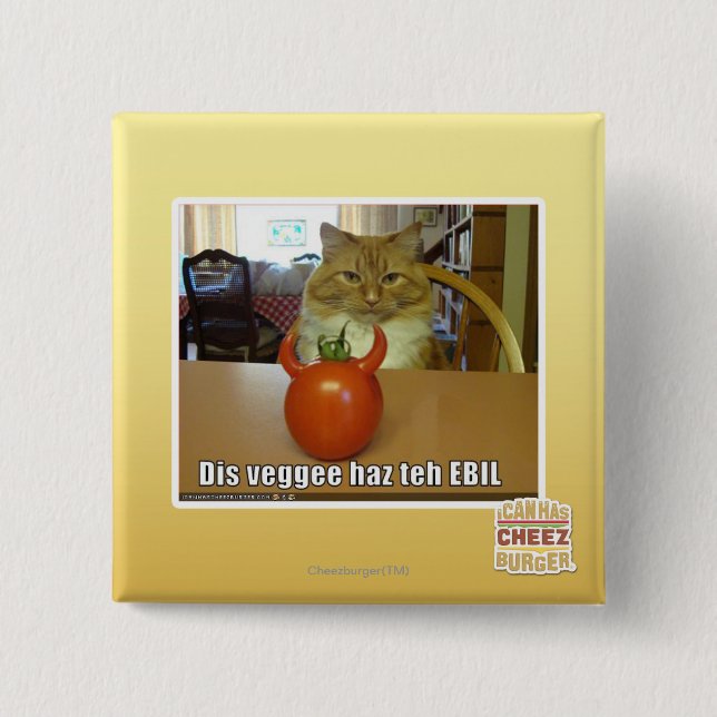 Chapa Cuadrada Haz del veggee del SID el EBIL (Anverso)