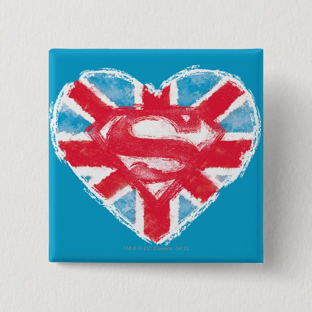 Chapa Cuadrada Heart British S-Shield (Anverso)