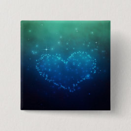 Chapa Cuadrada Heart-Shaped Night Stars