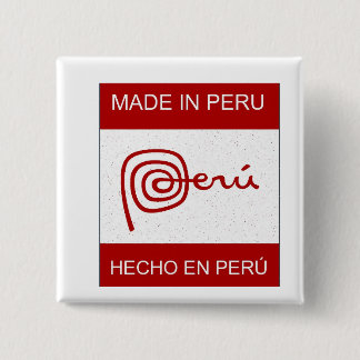 Chapa Cuadrada Hecho en Perú