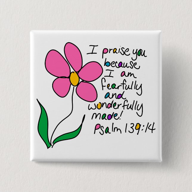 Chapa Cuadrada Hecho maravillosamente (Anverso)