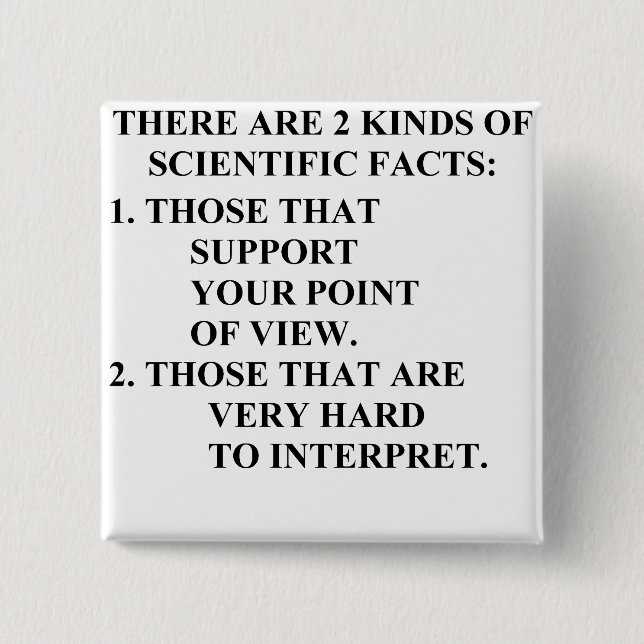 Chapa Cuadrada hechos científicos (Anverso)