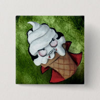 Helado lindo dulce del vampiro