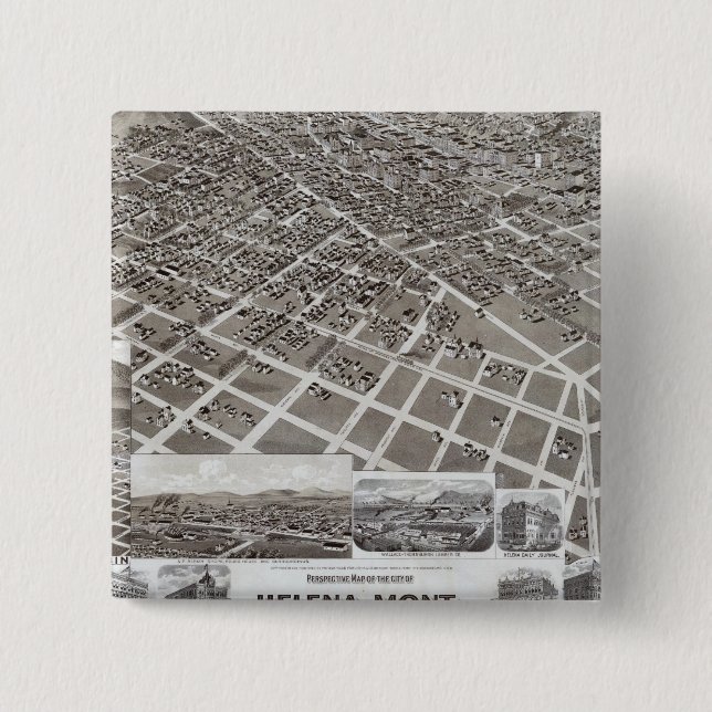 Chapa Cuadrada Helena, Mont (Anverso)