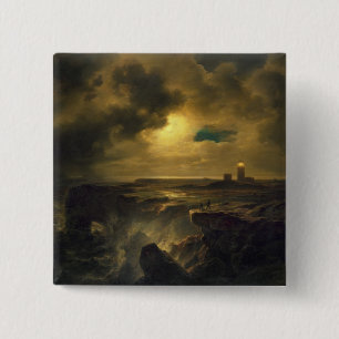 Chapa Cuadrada Helgoland en claro de luna, 1851