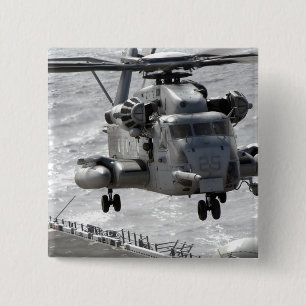 Chapa Cuadrada Helicóptero CH-53E Super Stallion
