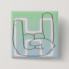 Chapa Cuadrada Hella Button