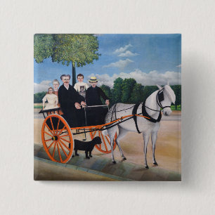 Chapa Cuadrada Henri Rousseau - La Carriole du padre Junier