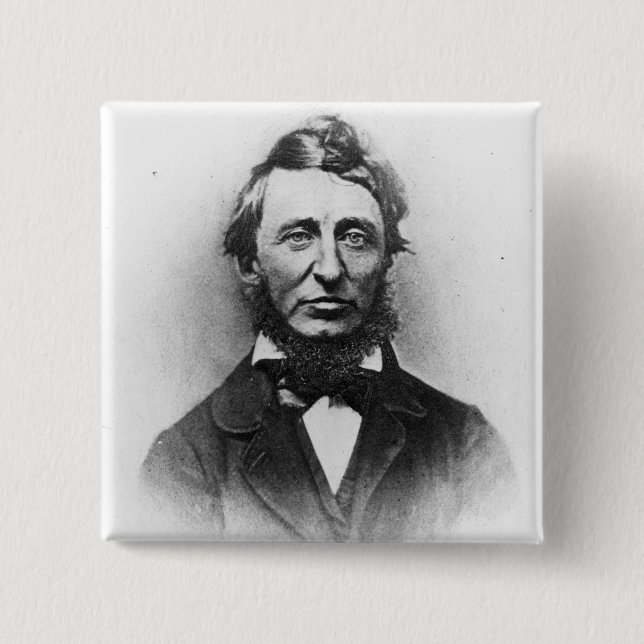 Chapa Cuadrada Henry Thoreau (Anverso)
