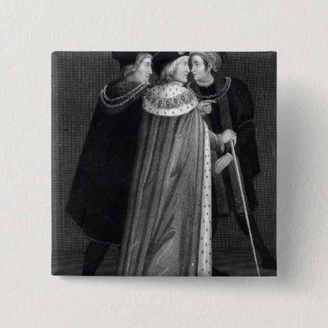 Chapa Cuadrada Henry VII (Anverso)