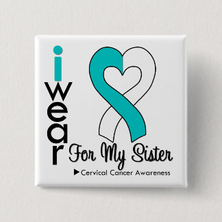 Chapa Cuadrada Hermandad de apoyo de la cinta de Cáncer de Cáncer