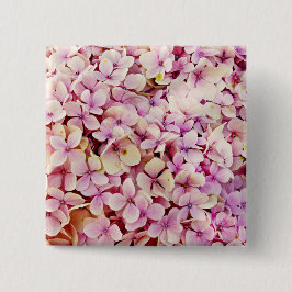 Chapa Cuadrada Hermosas flores de Hydrangea