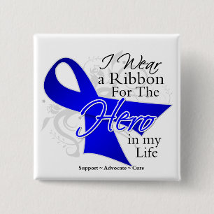 Chapa Cuadrada Héroe de la cinta del Histiocytosis en mi vida