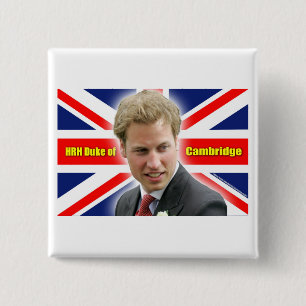 Chapa Cuadrada HH Duque de Cambridge - ¡Asombroso!