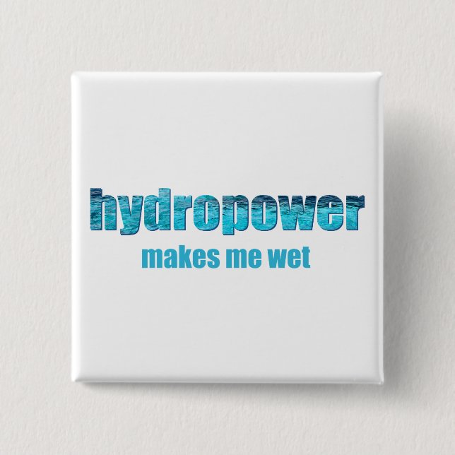 Chapa Cuadrada ¡Hidroenergía Wet! (Anverso)