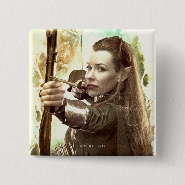 Chapa Cuadrada Hija TAURIEL™ de Mirkwood (Anverso)