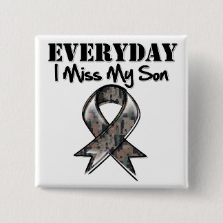 Chapa Cuadrada Hijo - Srta. diaria My Hero Military de I