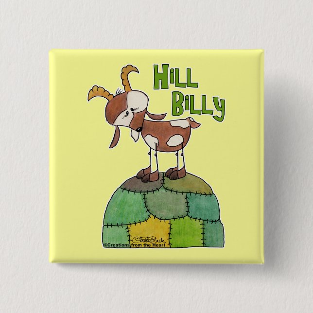 Chapa Cuadrada Hill Billy (Anverso)