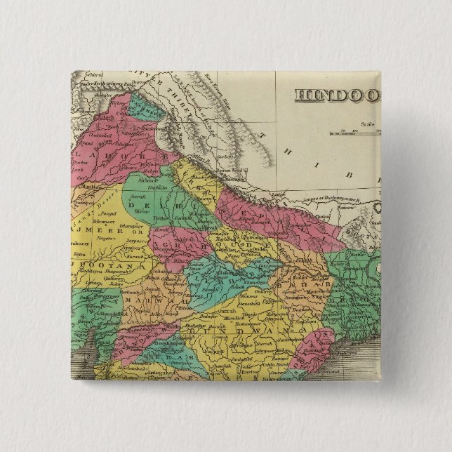 Chapa Cuadrada Hindoostan 3 (Anverso)