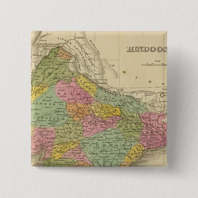 Chapa Cuadrada Hindoostan 4 (Anverso)