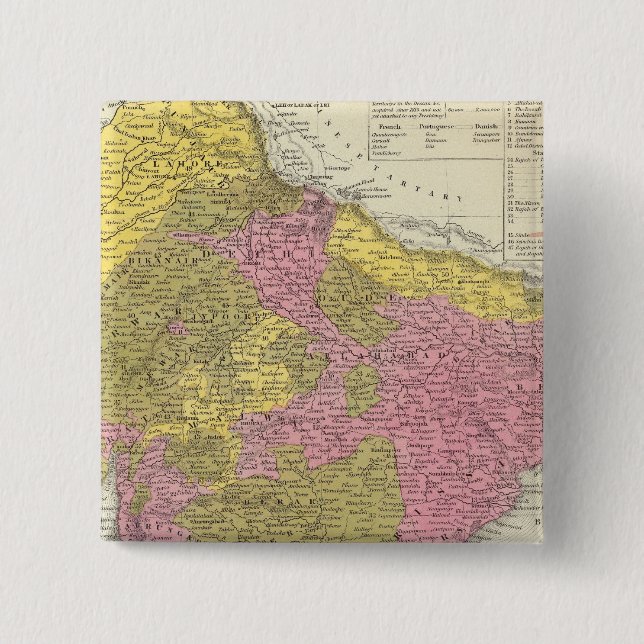 Chapa Cuadrada Hindoostan 7 (Anverso)