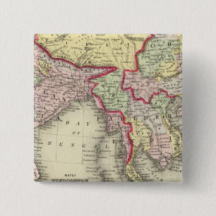 Chapa Cuadrada Hindostán, India, China, Tíbet