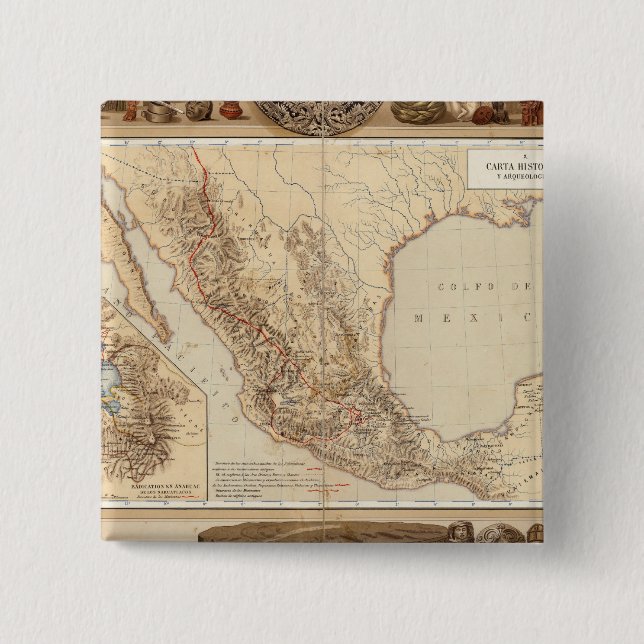 Chapa Cuadrada Historia y arquitectura de México (Anverso)