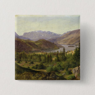 Chapa Cuadrada Hjelle en Valders, fiordo de la teja, 1835