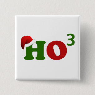 Chapa Cuadrada Ho Ho Ho Ho Ho 3