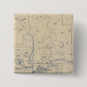 Chapa Cuadrada Hoja de ruta para bicicletas de Wisconsin 5