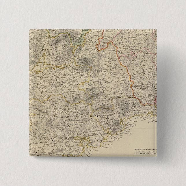 Chapa Cuadrada Hoja sur de Irlanda (Anverso)