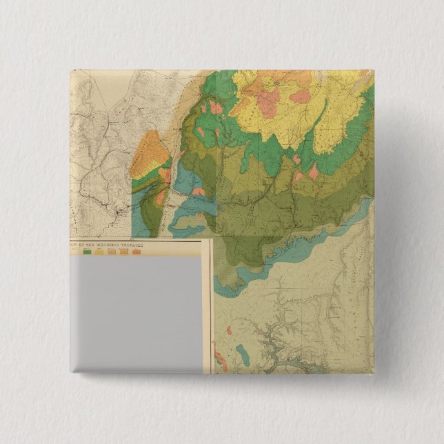 Chapa Cuadrada Hojas geológicas de mapas (Anverso)