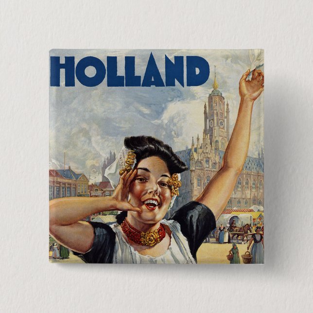 Chapa Cuadrada Holanda (Anverso)