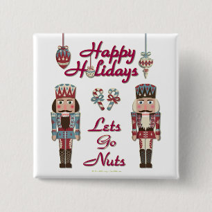 Chapa Cuadrada Holiday Nutcracker Lets Go Nuts