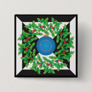 Chapa Cuadrada Holly Button