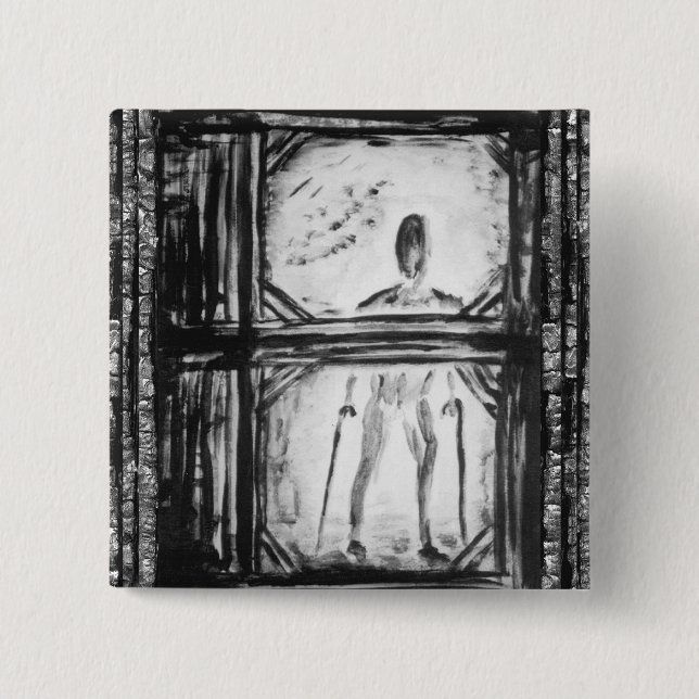 Chapa Cuadrada Hombre paralizado (Anverso)