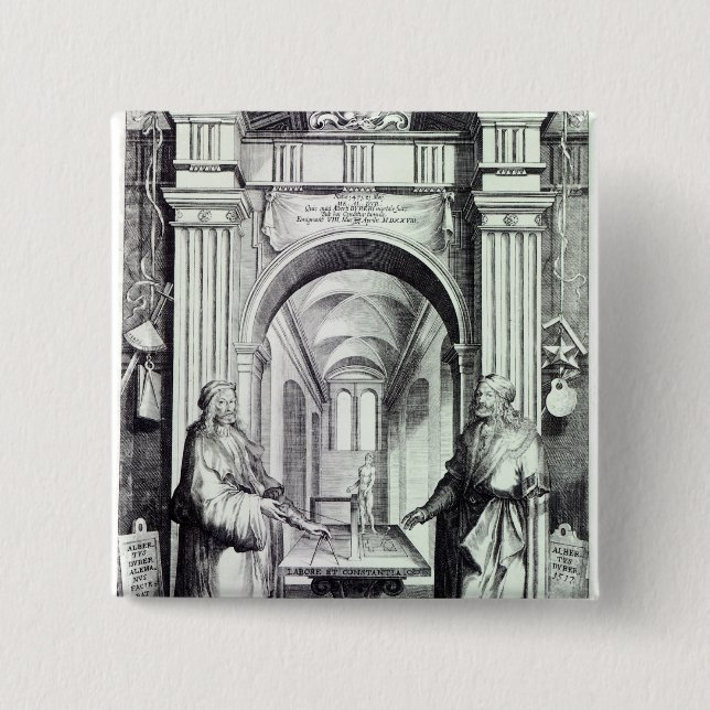 Chapa Cuadrada Homenaje a Durer, c.1628 (Anverso)