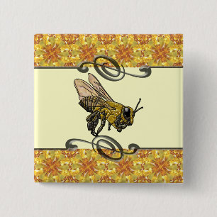 Chapa Cuadrada Honey Bee