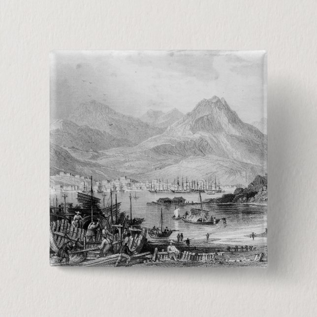 Chapa Cuadrada Hong-Kong de Kowloon (Anverso)