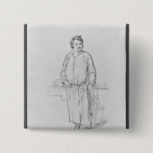 Chapa Cuadrada Honore de Balzac
