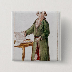 Chapa Cuadrada Honore Gabriel Riqueti Mirabeau