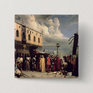 Chapa Cuadrada Honores funerarios dados a Titian que murió en