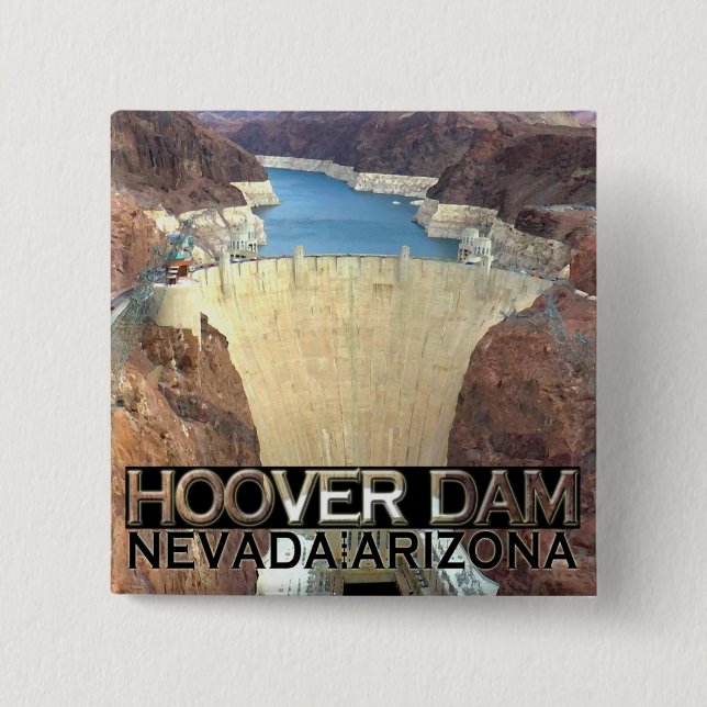 Chapa Cuadrada Hoover Dam (Anverso)