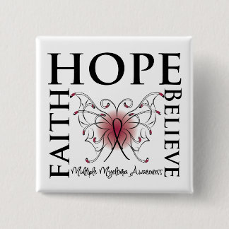 Chapa Cuadrada Hope Belith Faith - Mieloma Múltiple