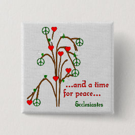 Chapa Cuadrada Hora para la paz