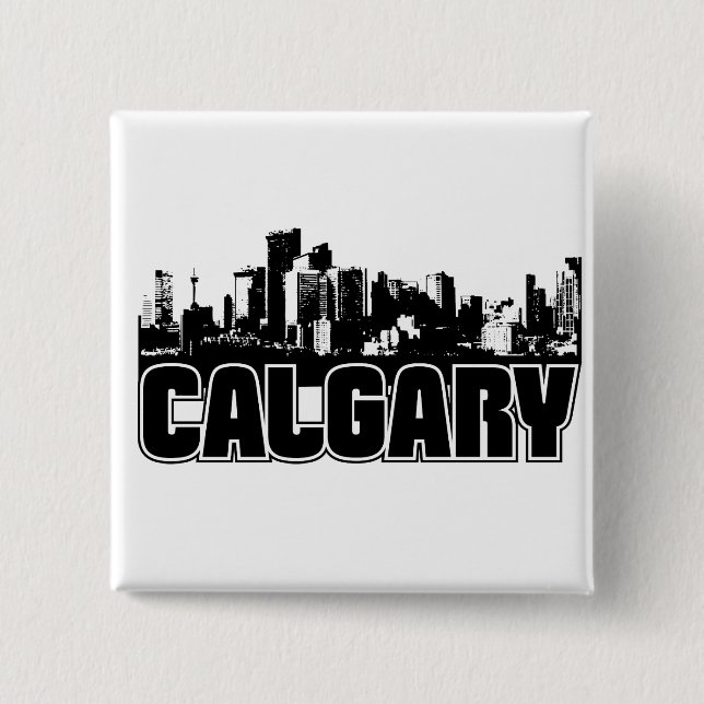 Chapa Cuadrada Horizonte de Calgary (Anverso)