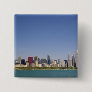 Chapa Cuadrada Horizonte de Chicago, Illinois, EE. UU.