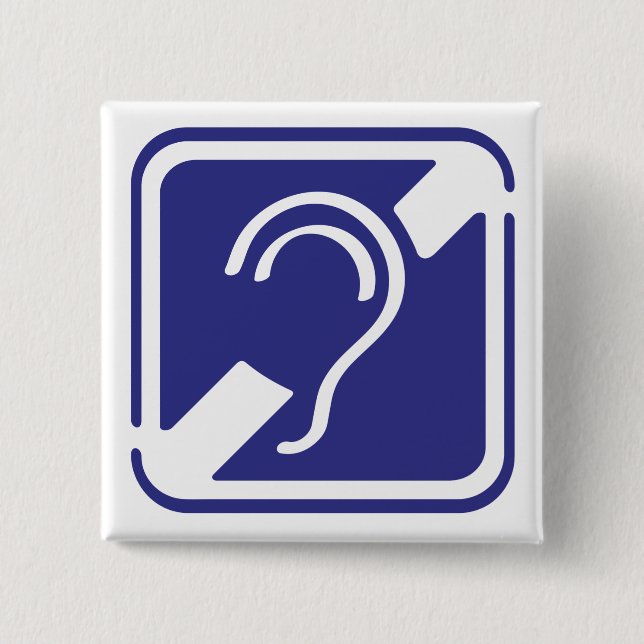 Chapa Cuadrada Horno, torácico, doofheid, georverlies teken (Anverso)